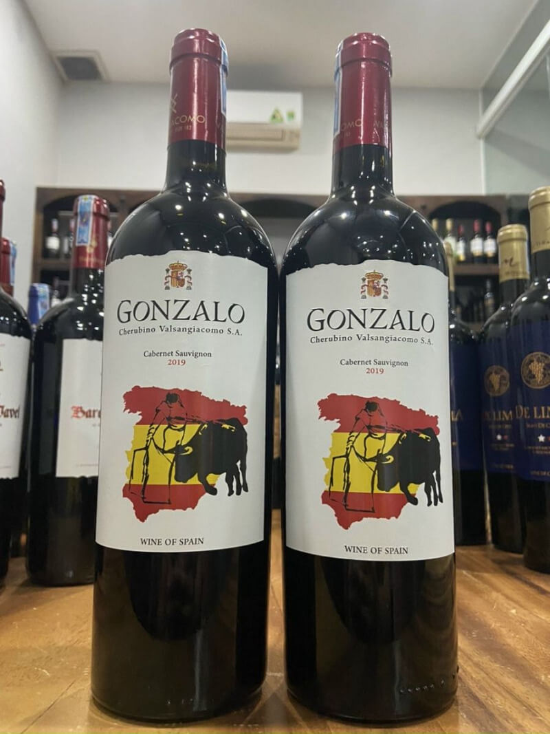 Rượu vang đỏ Tây Ban Nha Gonzalo