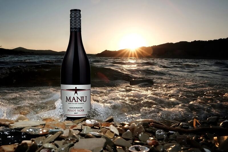 Rượu Vang Đỏ New Zealand Manu Pinot Noir giá 500k
