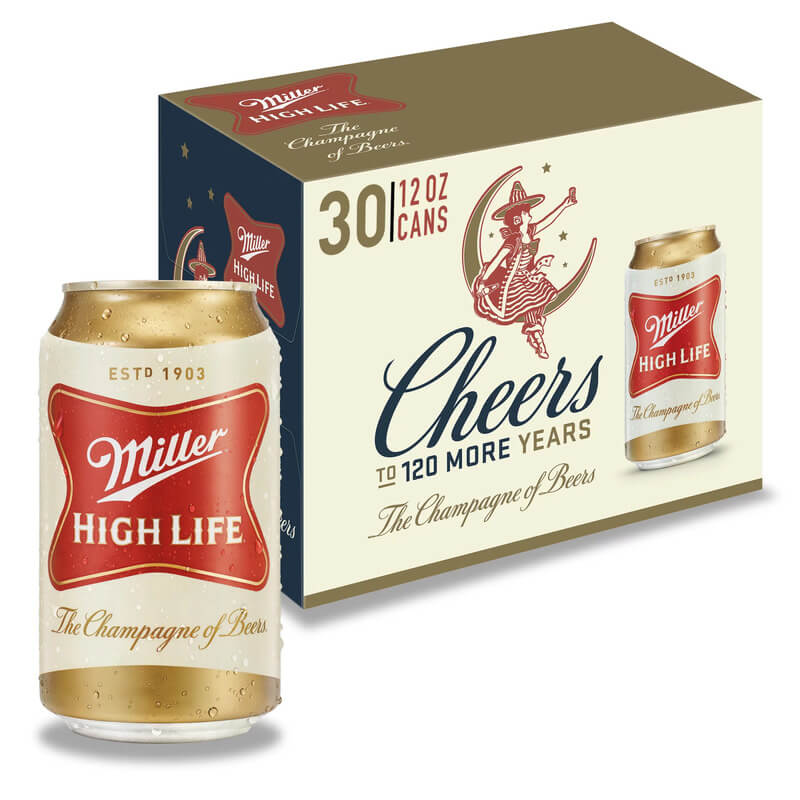 Bia nhập Mỹ Miller High Life Lager Beer