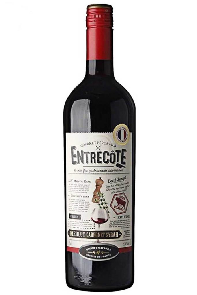 Rượu Vang Entrecote Merlot - Cabernet - Syrah