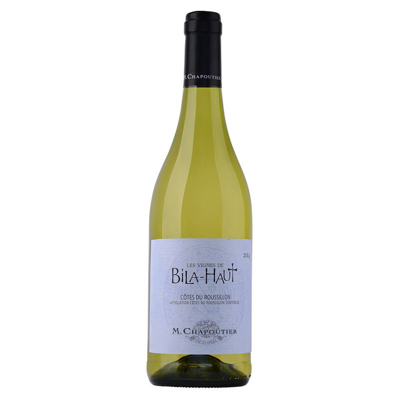 chai ruou vang trang ngon nhat M.Chapoutier Les Vignes de Bila Haut Côtes du Roussillon Blanc