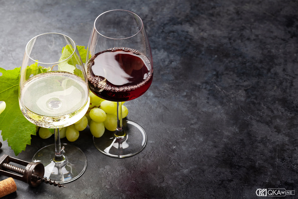 Tổng quan về rượu vang đỏ và rượu vang trắng