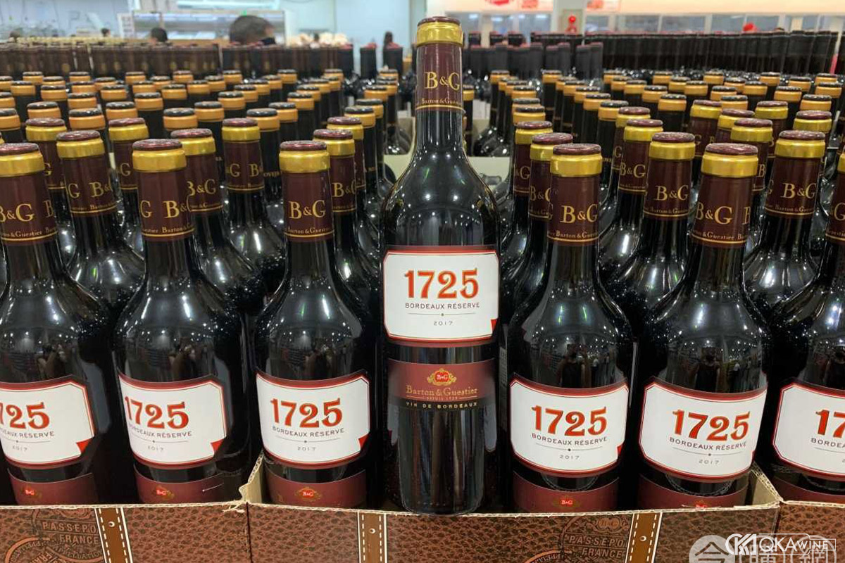 Rượu vang Pháp 1725 Bordeaux Reserve B&G