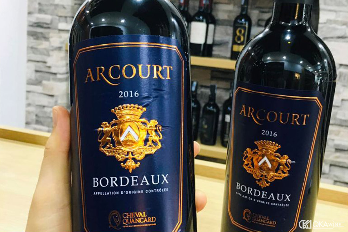 Rượu vang Pháp Arcourt Bordeaux