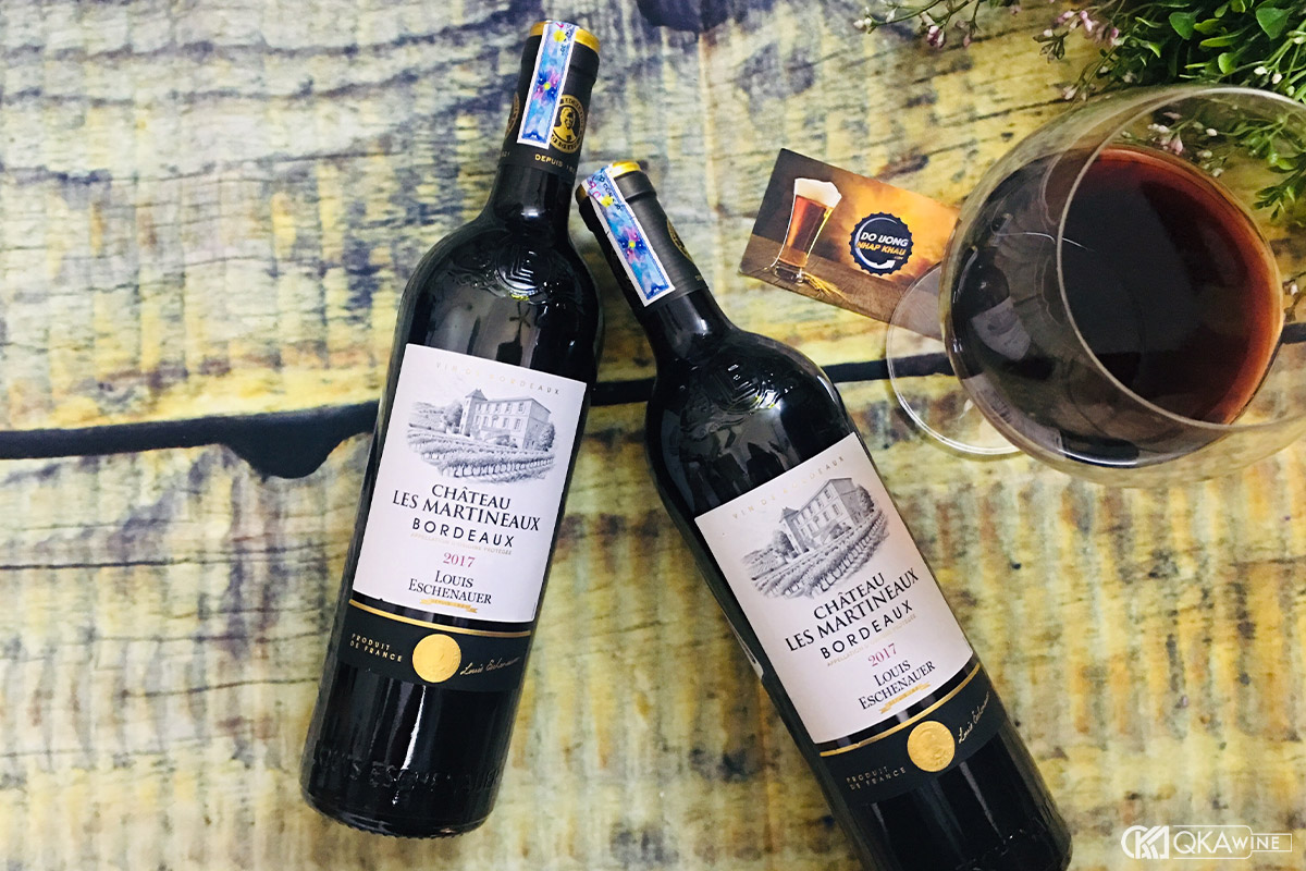 Vang Pháp Chateau Les Martineaux Bordeaux