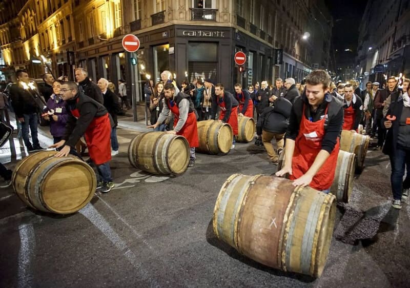Lễ hội rượu vang Beaujolais Nouveau Pháp