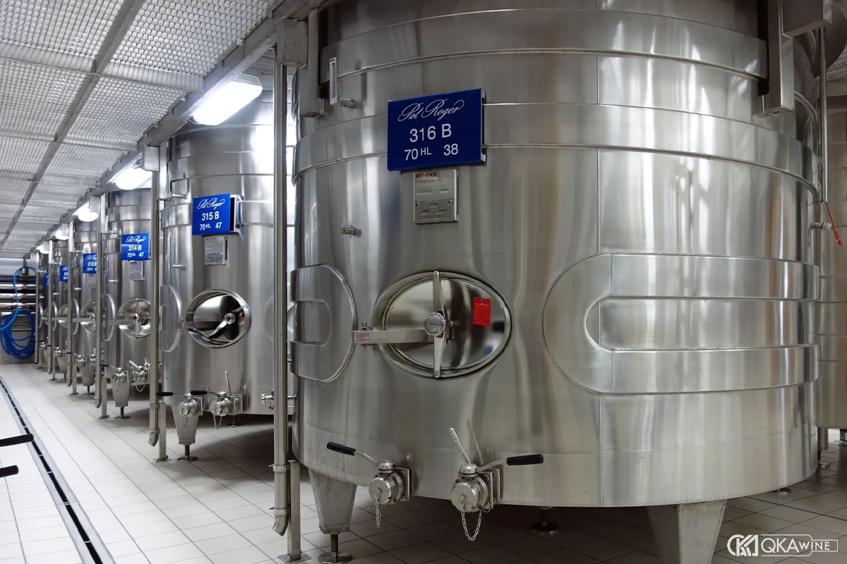 Quy trình sản xuất rượu Champagne bước 2