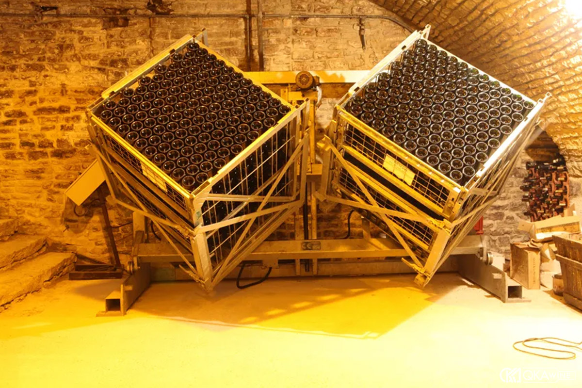 Quy trình sản xuất rượu Champagne bước 6