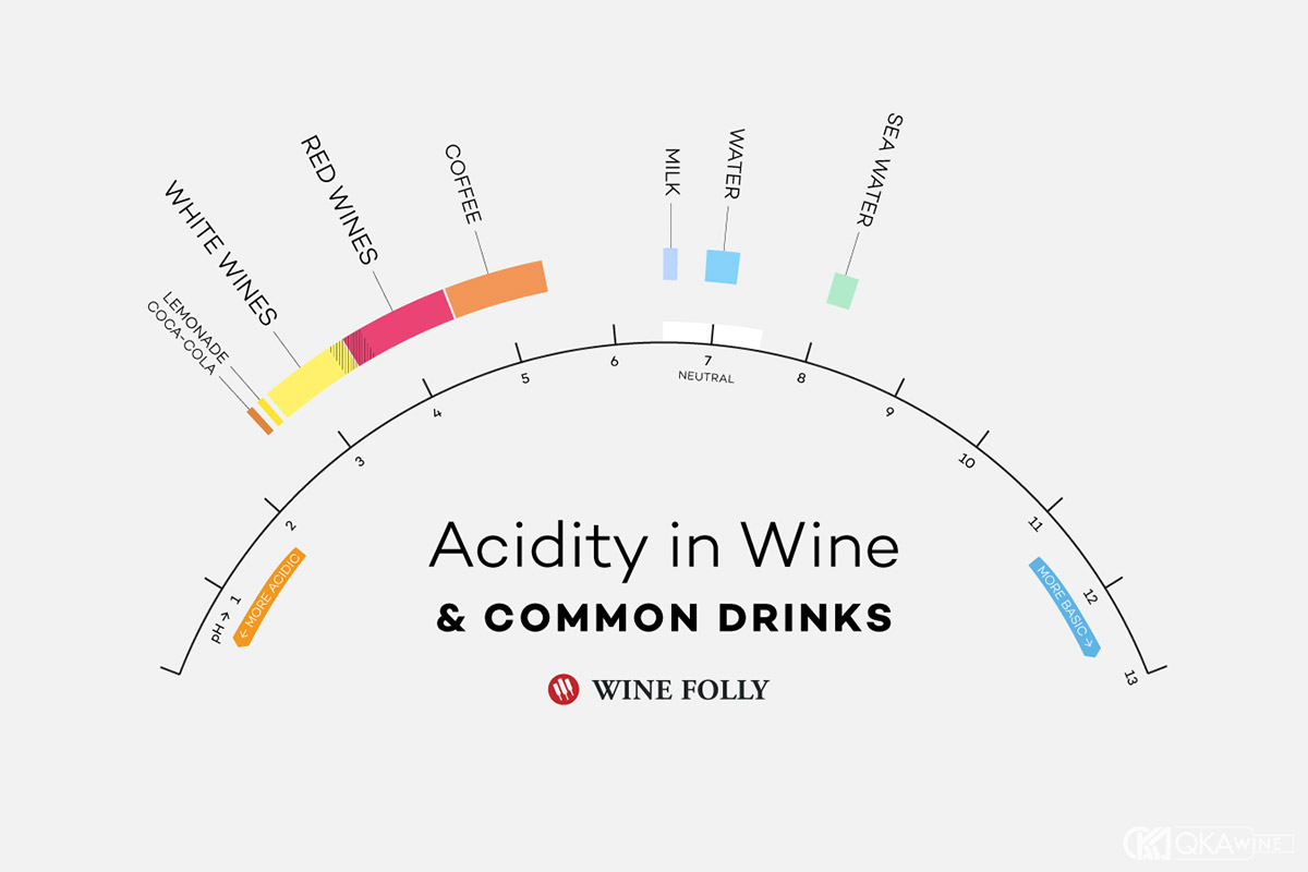 Tính acid của vang đỏ