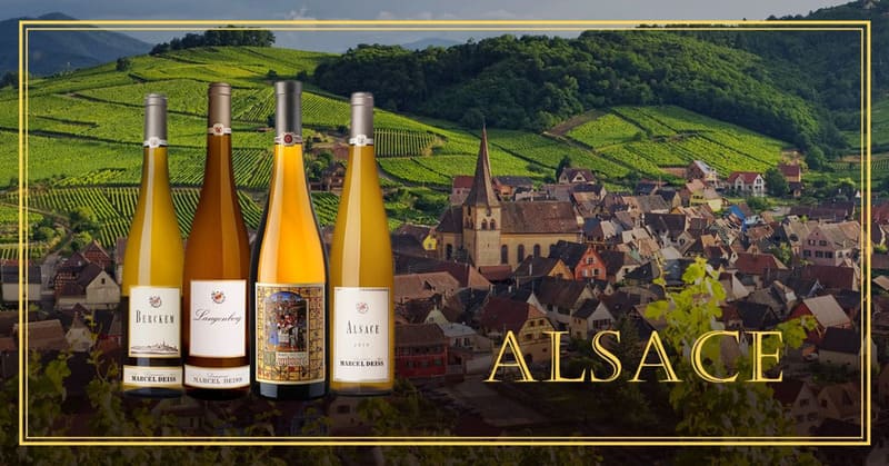 Vùng sản xuất rượu vang Pháp nổi tiếng Alsace