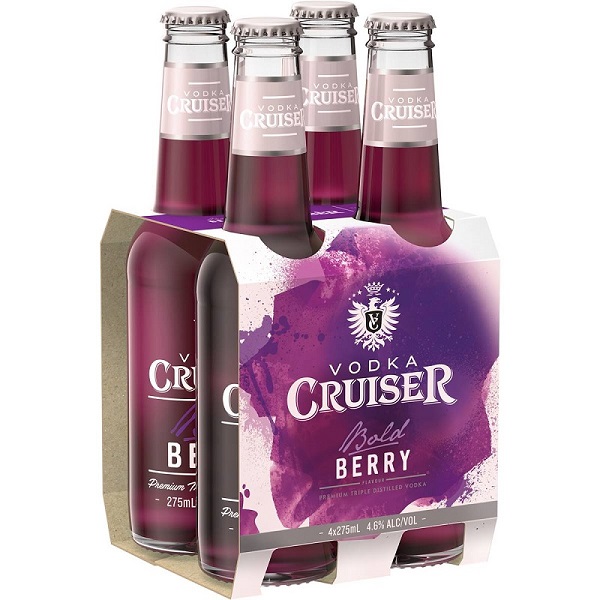 Rượu Vodka Cruiser Bold Berry Blend vị quả mọng nước