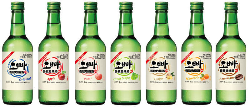 Rượu Soju hoa quả Hàn Quốc