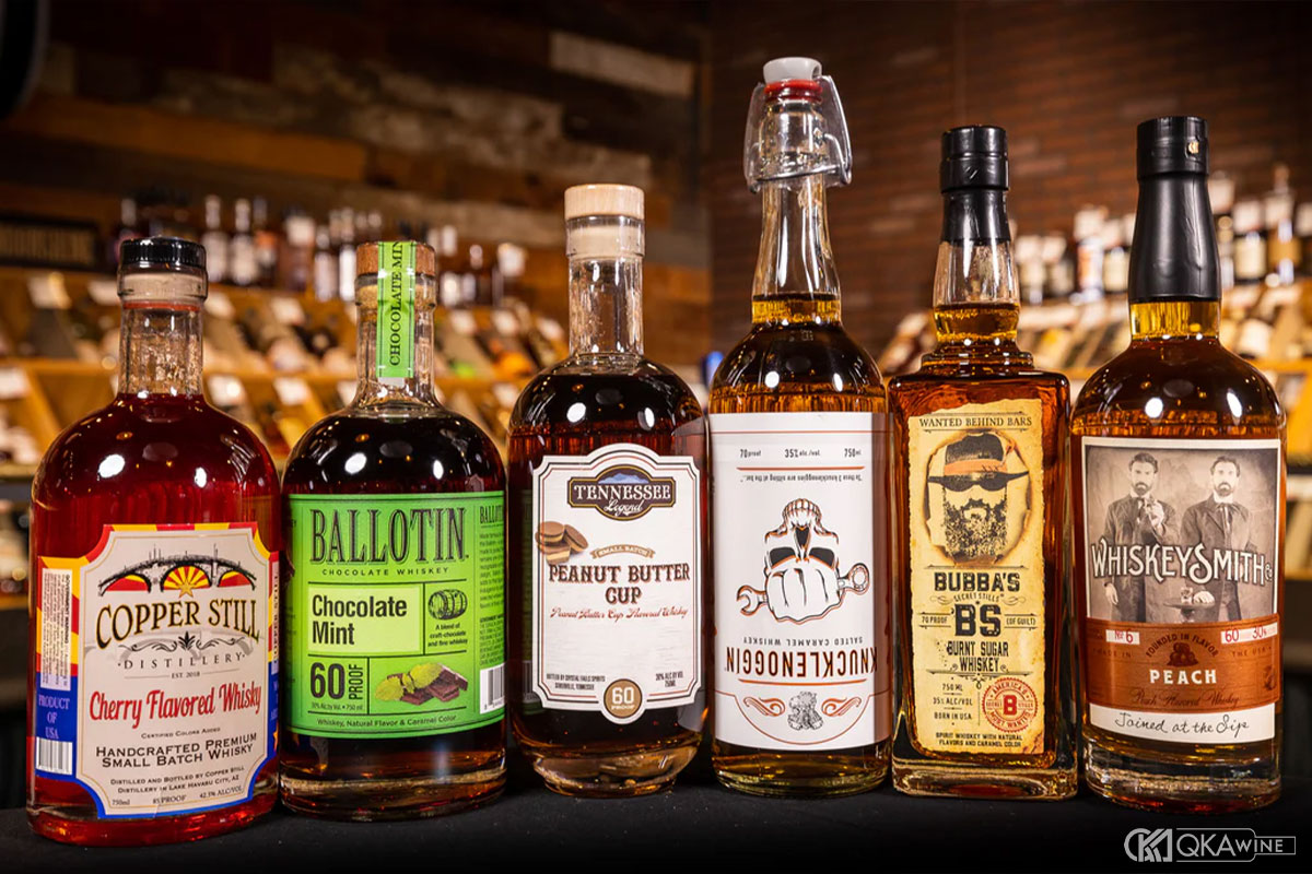 Flavoured whisky