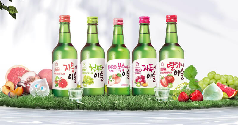 Rượu Soju Hàn Quốc vị trái cây