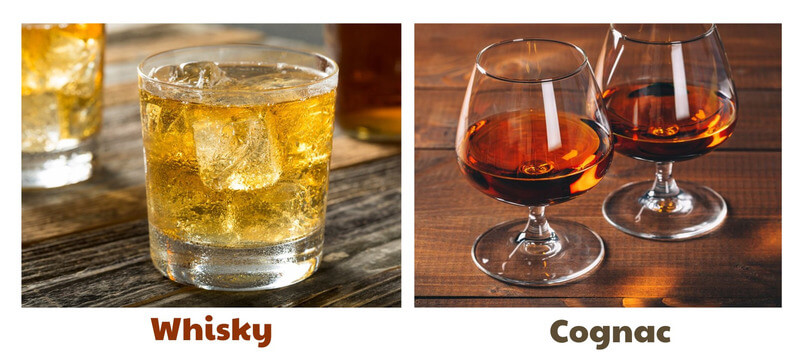 Whisky và Cognac khác biệt trong cách thưởng thức