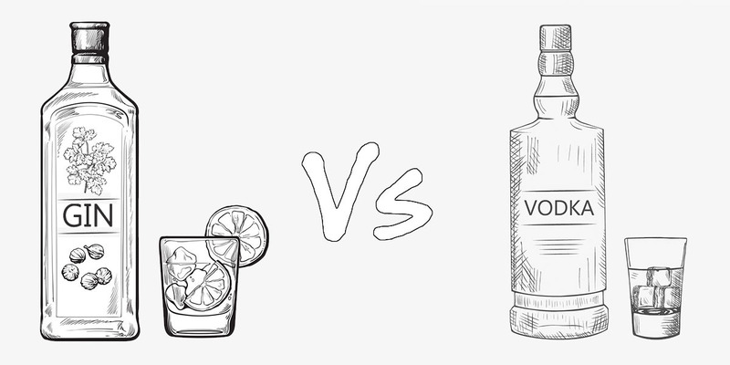 Rượu Gin và Vodka