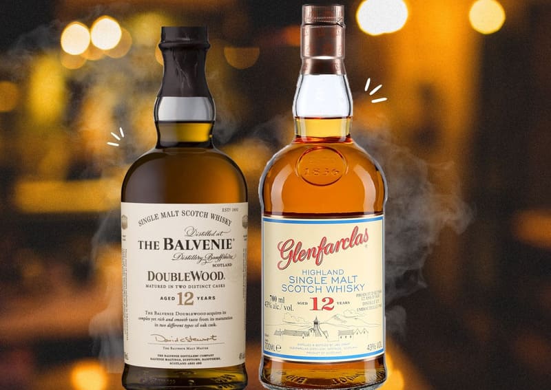 Whisky Glenfarclas 12 Và Balvenie 12