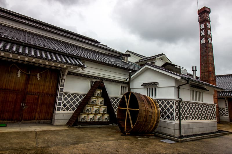 Nhà máy rượu sake nhật bản Saijo