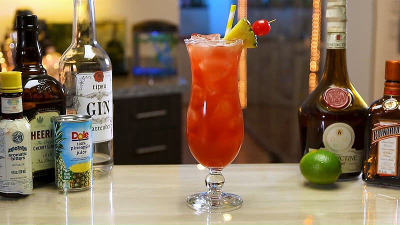 Singapore Sling Gin Cocktail