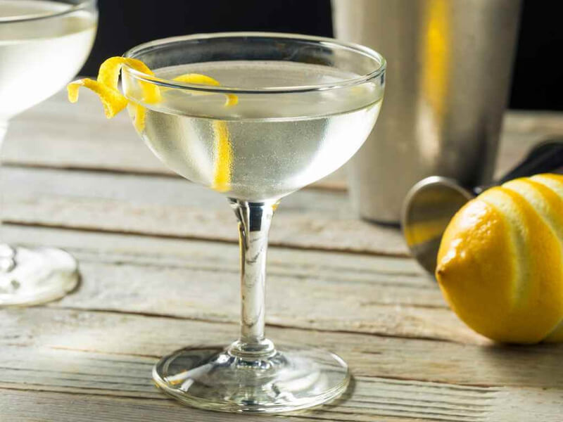 Martini Gin cocktail