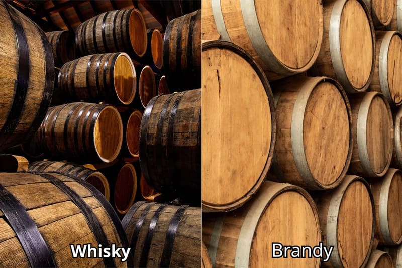 Thùng gỗ sồi ủ rượu Whisky và Brandy