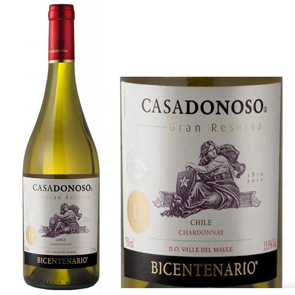 Rượu vang Casadonoso Gran Reserva Chardonnay