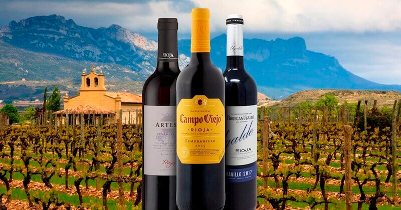 Sản phẩm rượu vang vùng Rioja