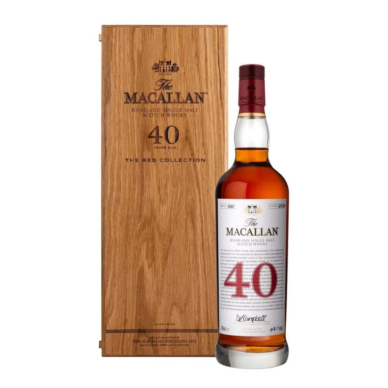rượu Macallan 40 The Red Collection