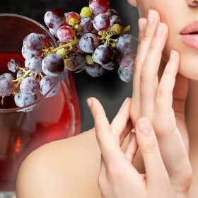 chăm sóc da bằng rượu vang