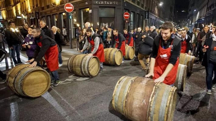 lễ hội rượu vang beaujolais nouveau