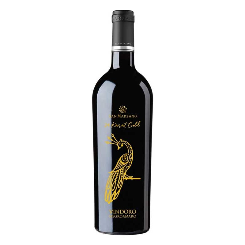 Rượu vang Vindoro 24 Karat Gold [Rượu Vang Con Công]
