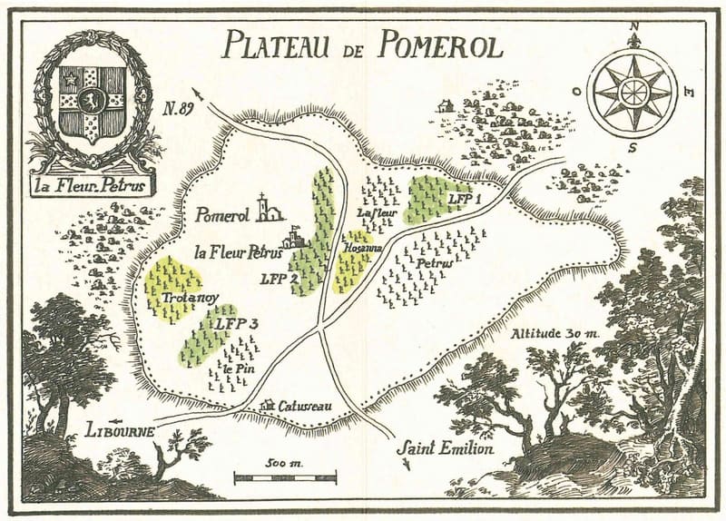 Bản đồ vùng làm vang Pomerol