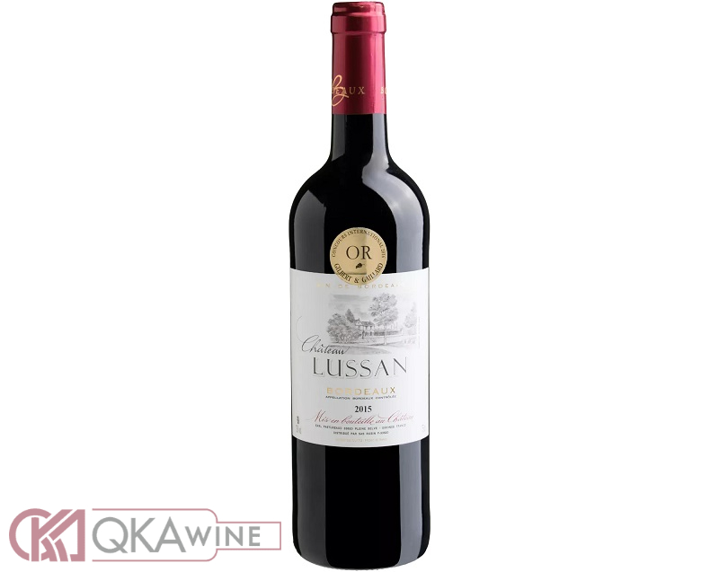 Vinho Tinto Bordeaux Château Lussan AOC 2015