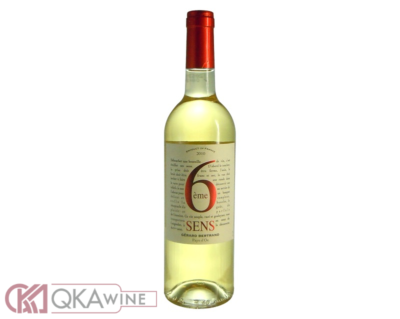 Rượu vang trắng Gerard Bertrand “6eme Sens” Pays d’Oc