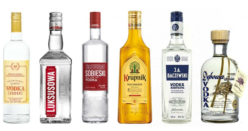 Rượu Vodka có nồng độ cồn rơi vào khoảng 55%