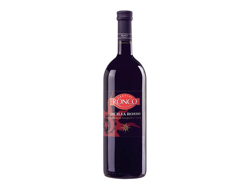 Rượu vang Ý Ronco Sicilia Rosso