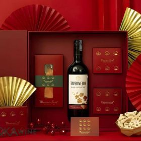 chai rượu vang biếu tết