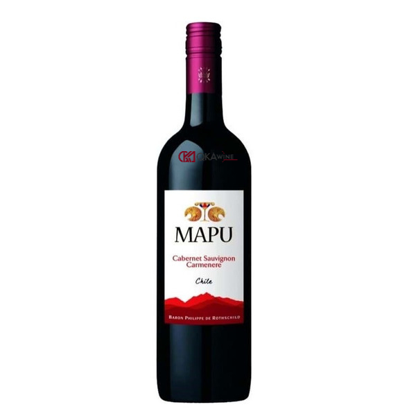 Rượu vang Chile Mapu Cabernet Sauvignon, Carmenere làm quà tết giá rẻ