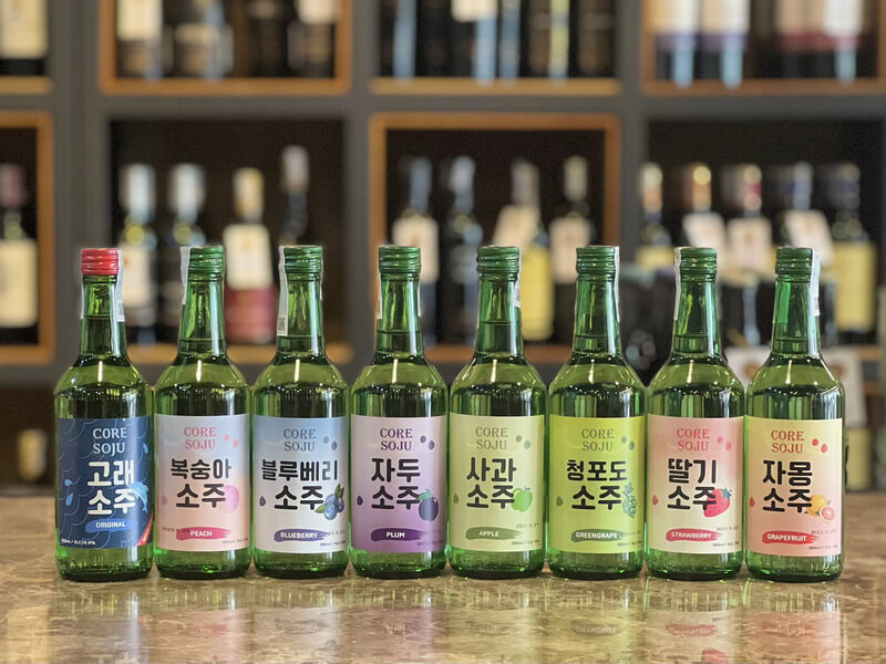 Các loại rượu Soju phổ biến