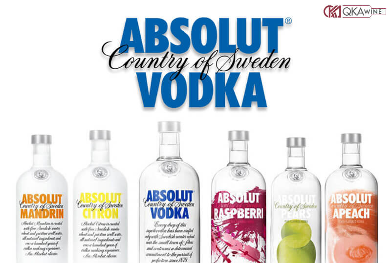 Bảng giá rượu Vodka Absolut Thụy Điển