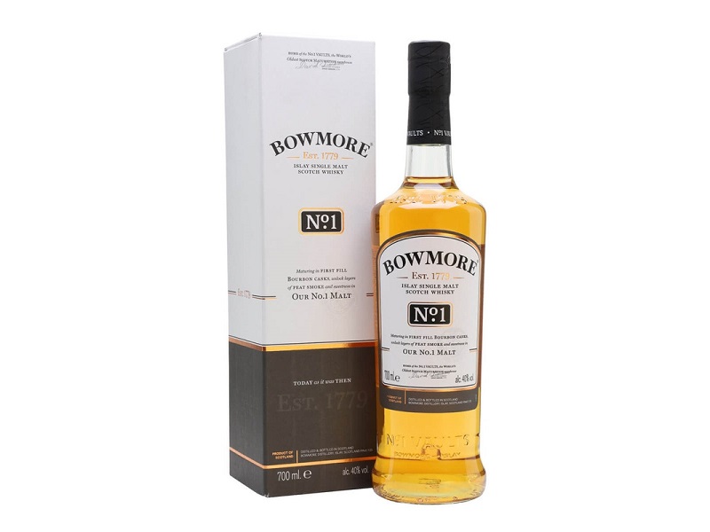 Chai rượu Whisky Bowmore No. 1