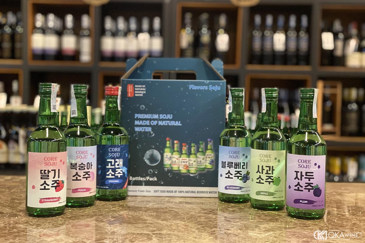 Các loại rượu Soju phổ biến