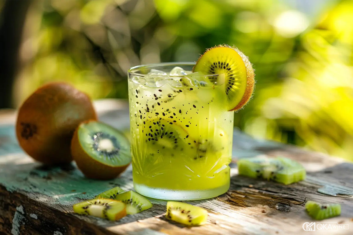Rượu Vodka pha với Kiwi