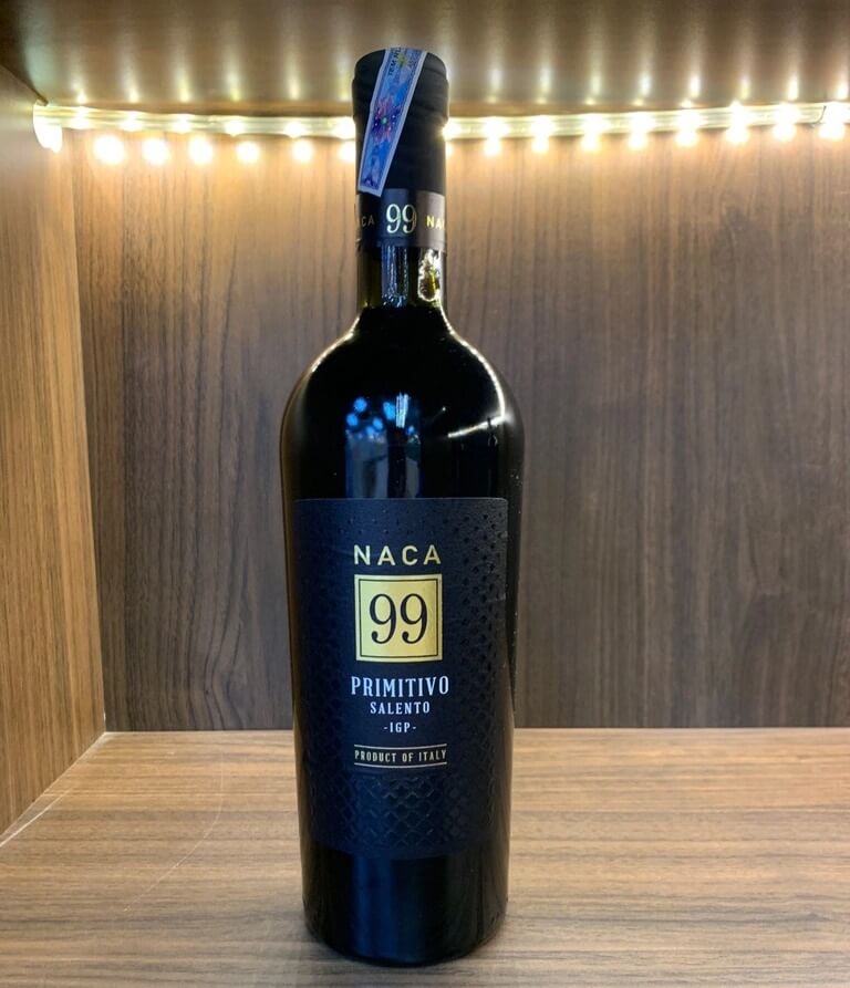 Rượu vang Ý NACA 99 Primitivo Salento