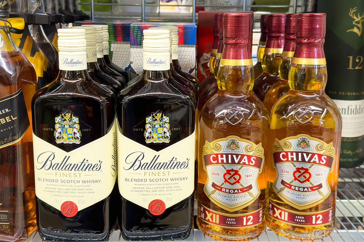 Các loại rượu whisky giá rẻ