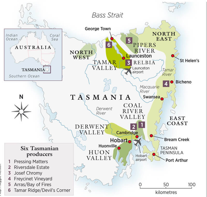 Vùng làm vang Tasmania