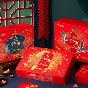 cách gói quà tết không cần giỏ