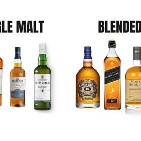 single malt whisky và blended scotch whisky