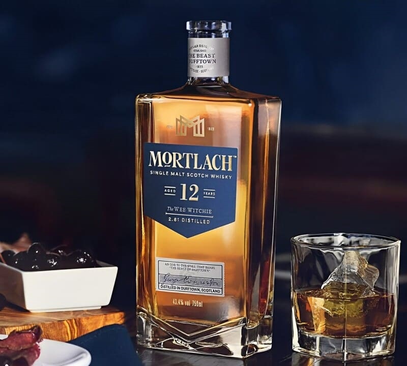 uống rượu mortlach 12 với đá lạnh