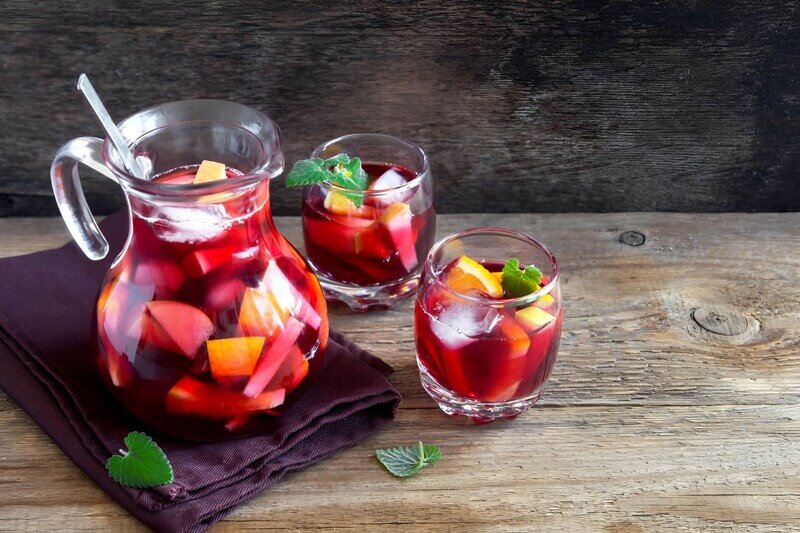 các loại sangria cocktail